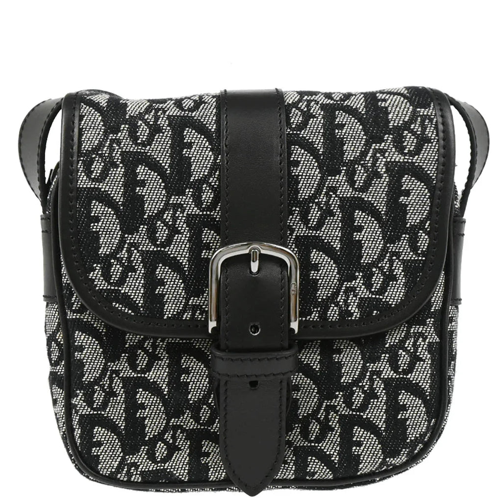 Christian Dior 2003 Black Trotter Shoulder Bag