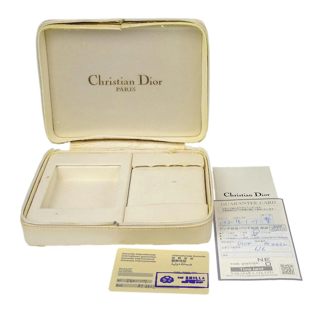 Christian Dior * D60-109 La Parisienne Quartz Watch Silver