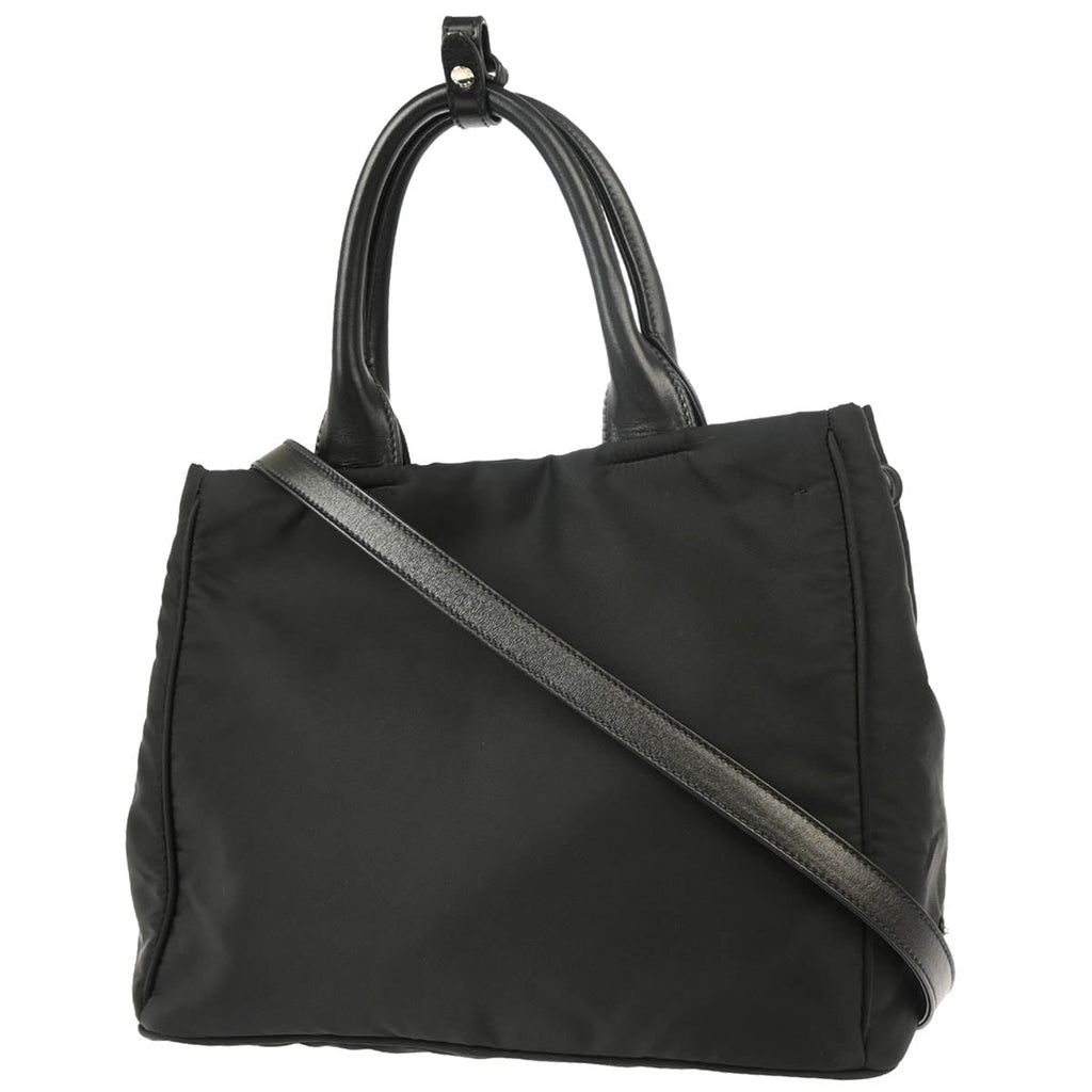 Prada Black Nylon 2way Shoulder Handbag