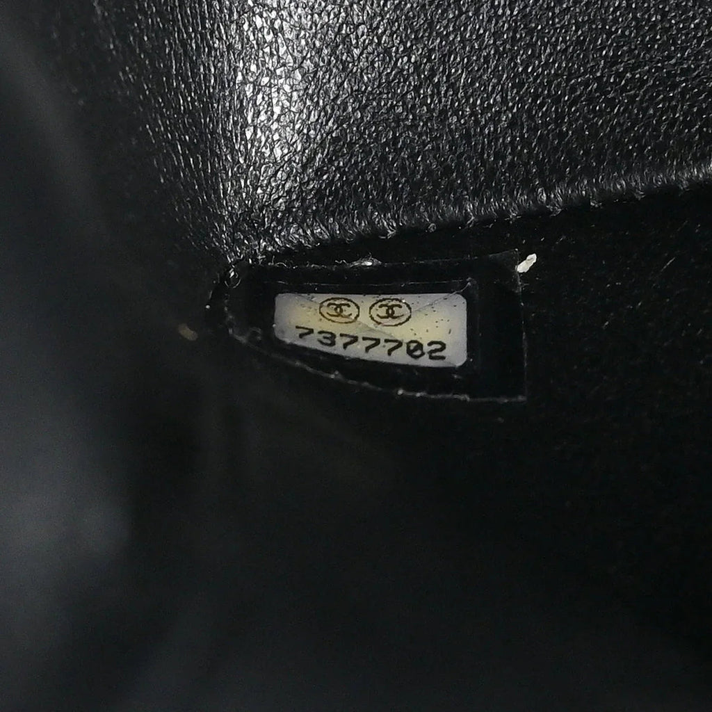Chanel 2002-2003 Brown Canvas COCO Medium Classic Double Flap Shoulder Bag