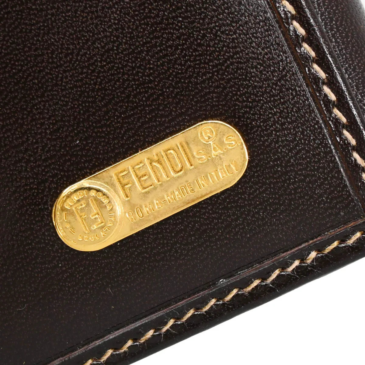 Fendi 2010 Brown Zucca Wallet Purse