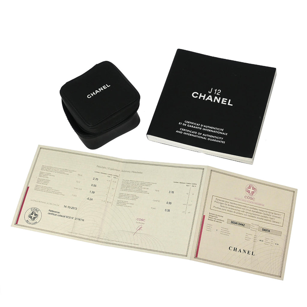 Chanel Ref.H3410 J12 Superleggera 41mm Self-winding Watch Ceramic SS