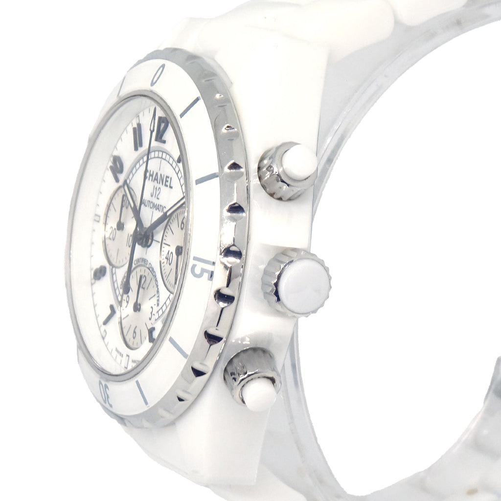 Chanel Ref.H1007 J12 Chronograph 41mm Self-winding Watch Ceramic SS