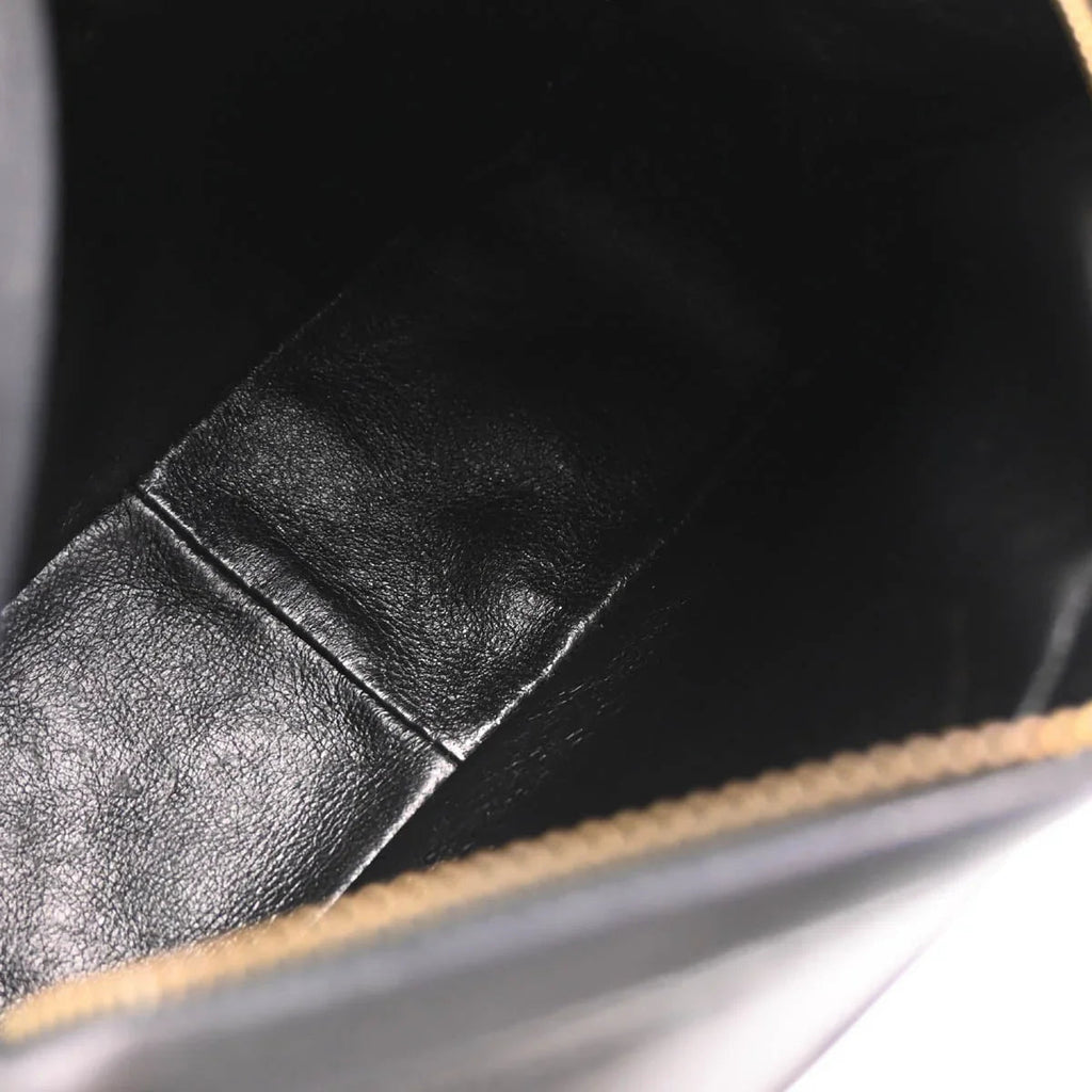Chanel 1994-1996 Black Lambskin Camera Bag Mini