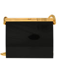 Chanel Black Acrylic Runway Lucite Minaudiere Box Shoulder Bag