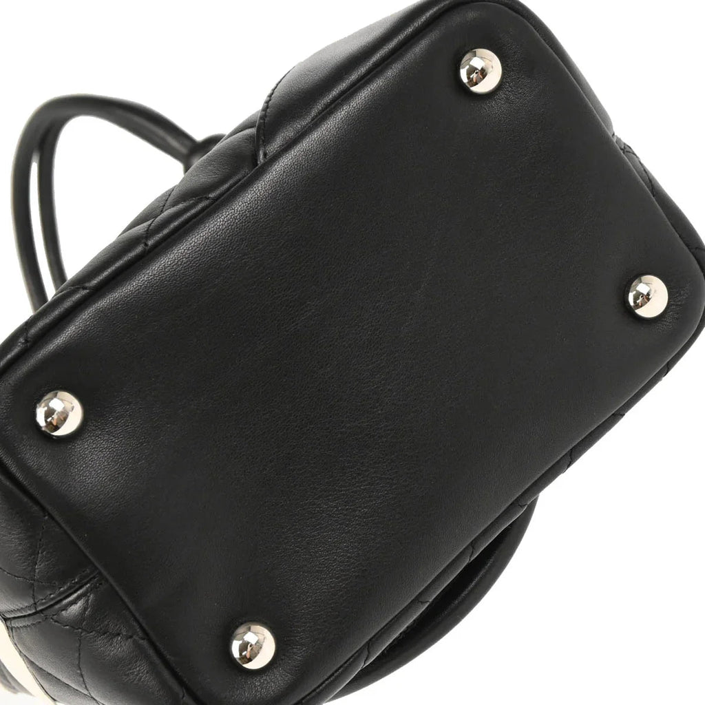 Chanel 2004-2005 Black Calfskin Cambon Ligne Tote Handbag