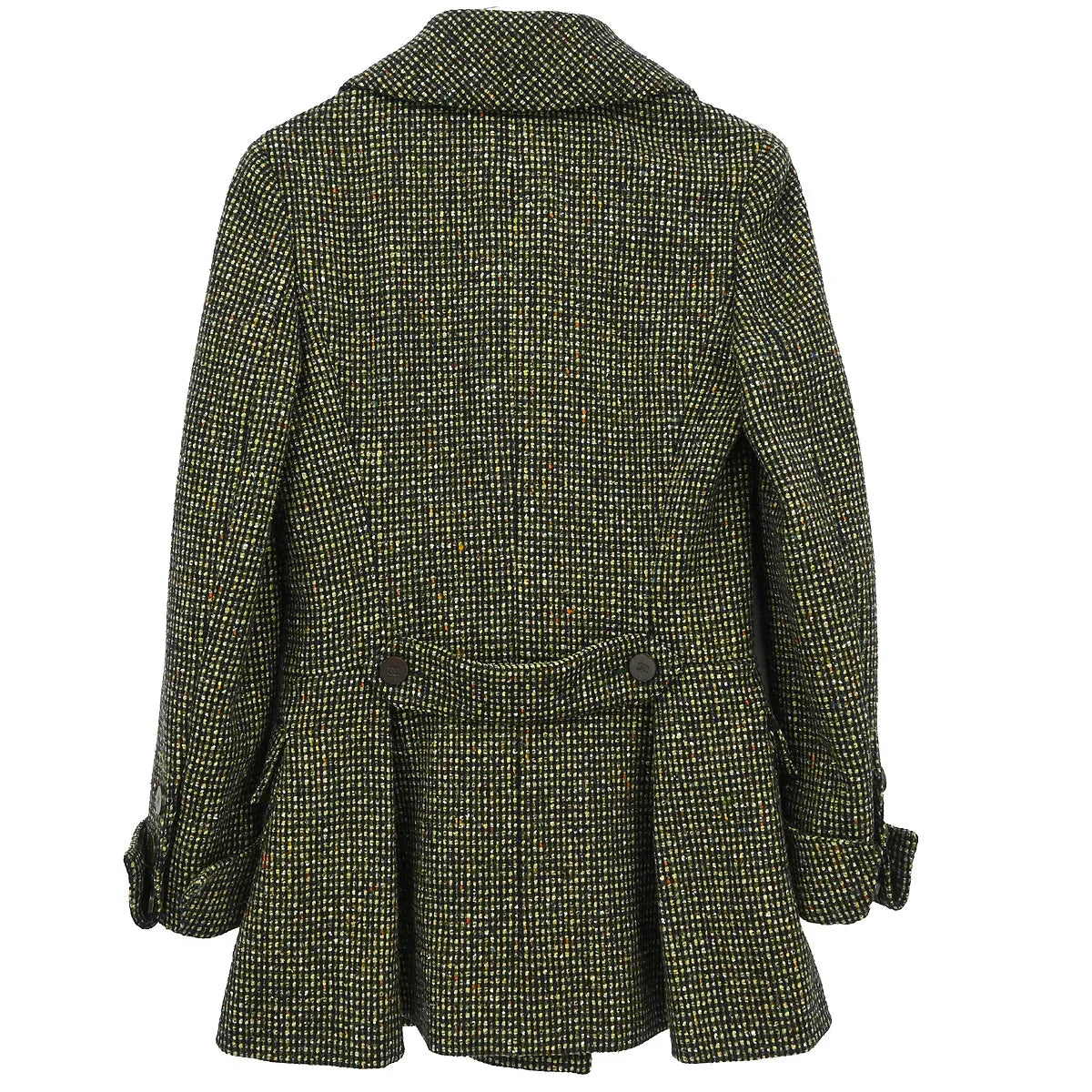 Chanel 2001 Double Breasted Jacket Green #34