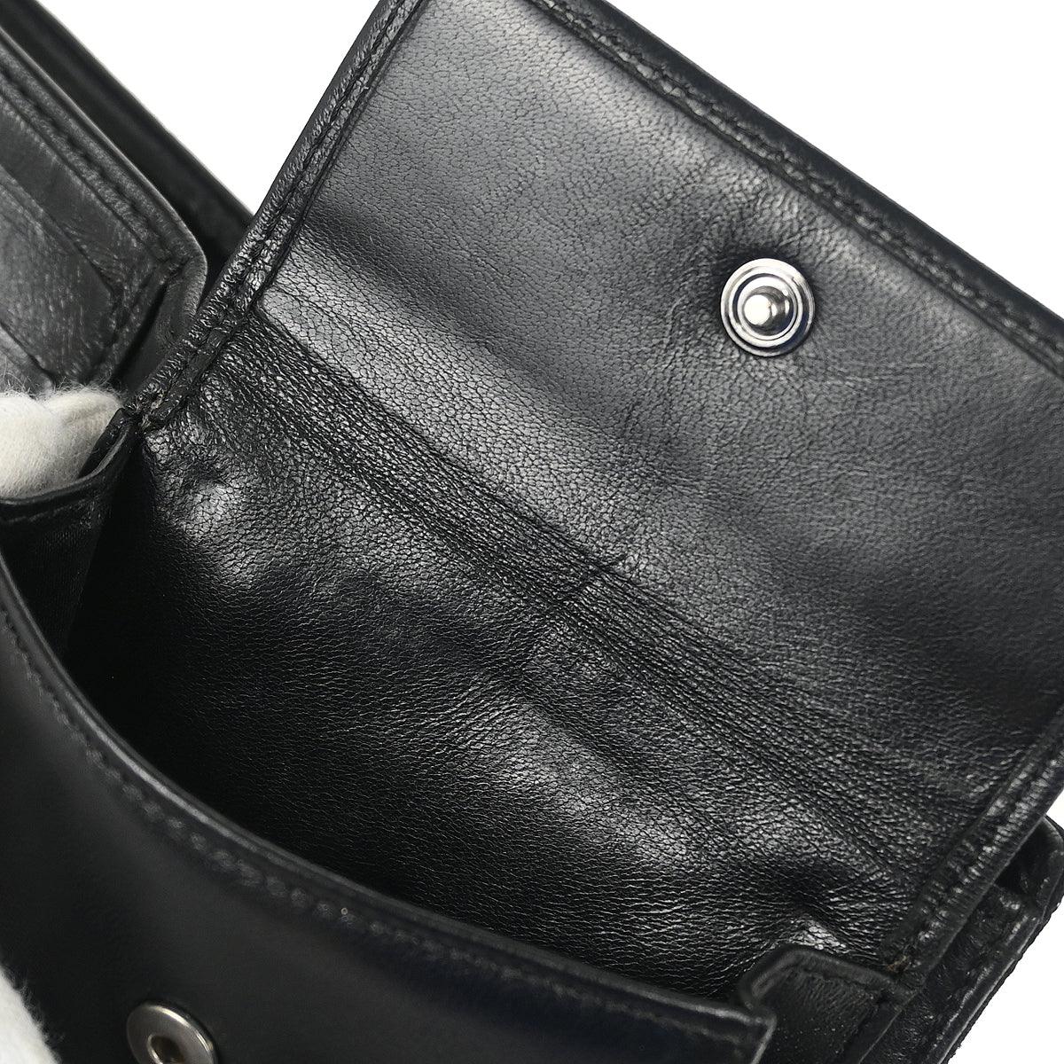 Chanel 2000-2001 Black Nylon New Travel Line Bifold Wallet