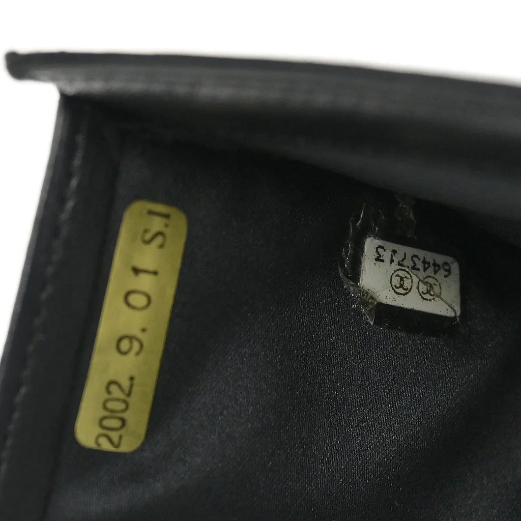Chanel 2000-2001 Black Nylon New Travel Line Bifold Wallet