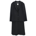 Chanel Setup Suit Jacket Skirt Black #38 1998