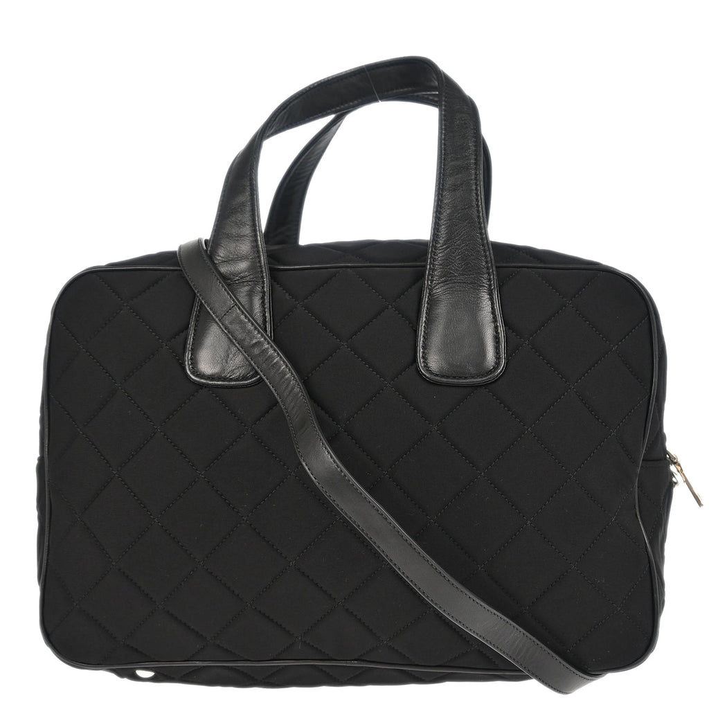 Prada Black Nylon 2way Shoulder Handbag