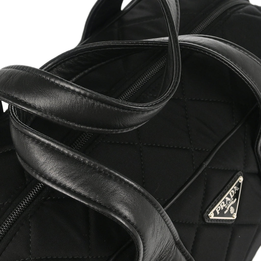 Prada Black Nylon 2way Shoulder Handbag