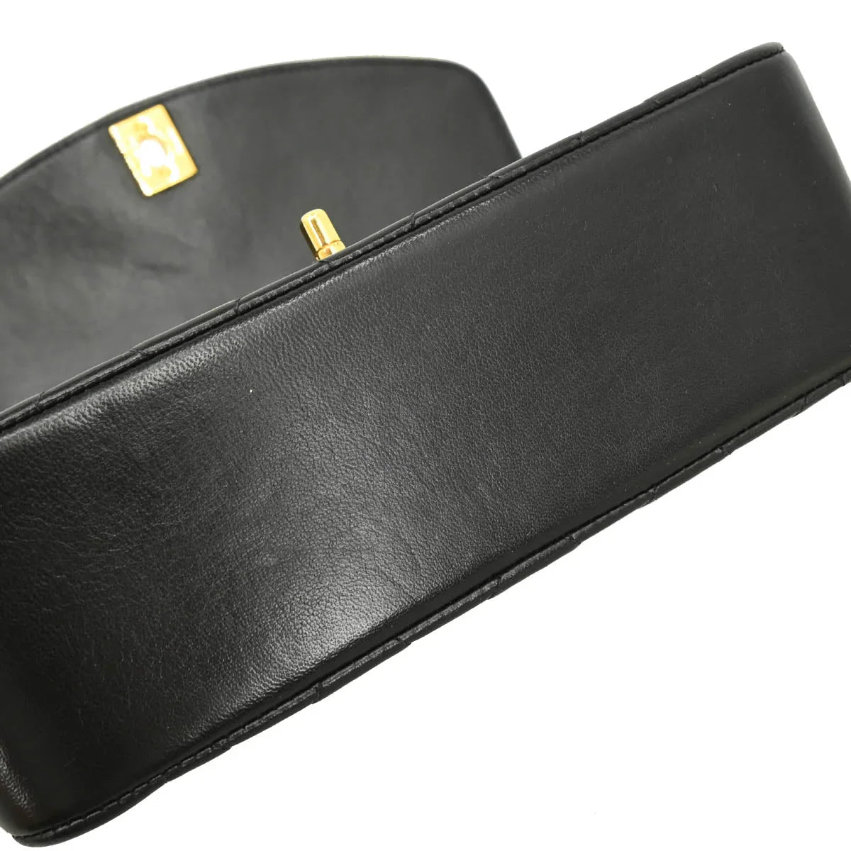 Chanel Black Lambskin Small Diana Shoulder Bag