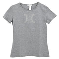 Celine Macadam T-shirt Top Gray #M