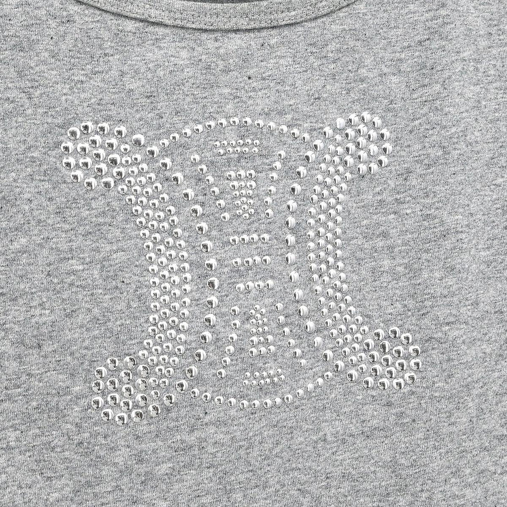 Celine Macadam T-shirt Top Gray #M