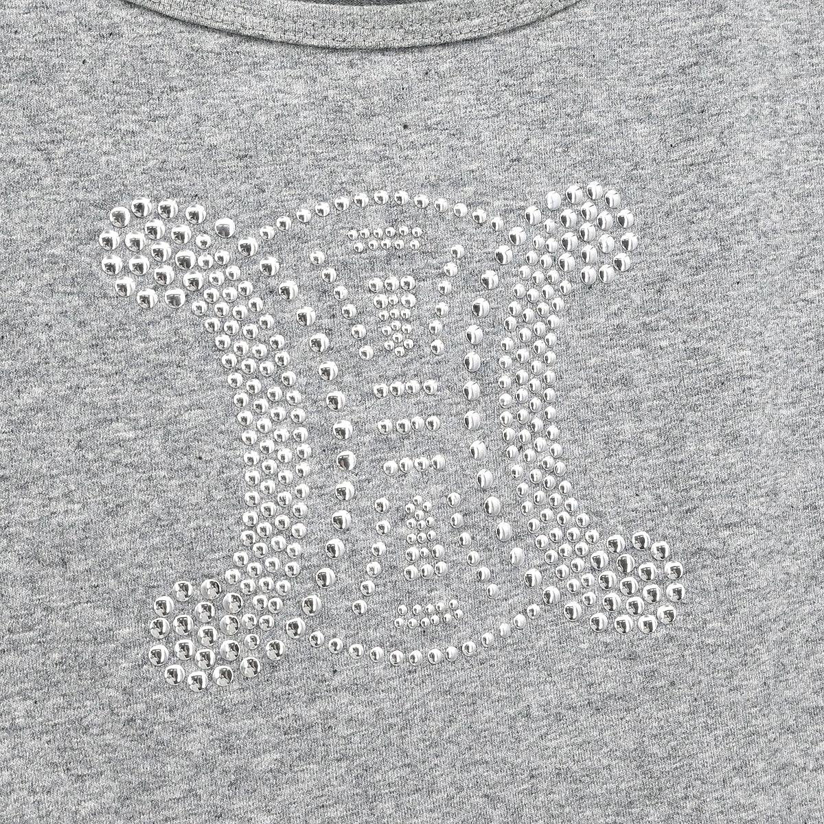 Celine Macadam T-shirt Top Gray #M