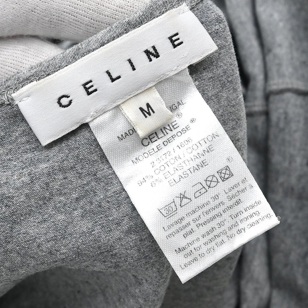 Celine Macadam T-shirt Top Gray #M