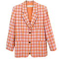 Christian Dior Single Breasted Jacket Orange #M
