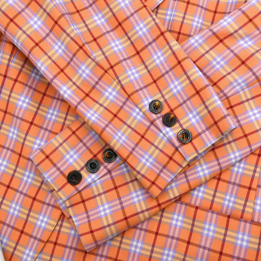 Christian Dior Single Breasted Jacket Orange #M
