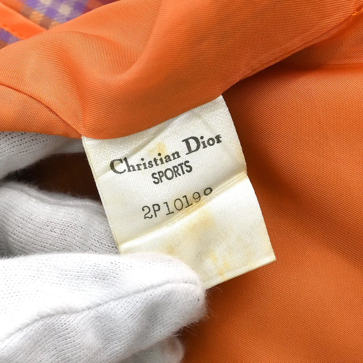 Christian Dior Single Breasted Jacket Orange #M