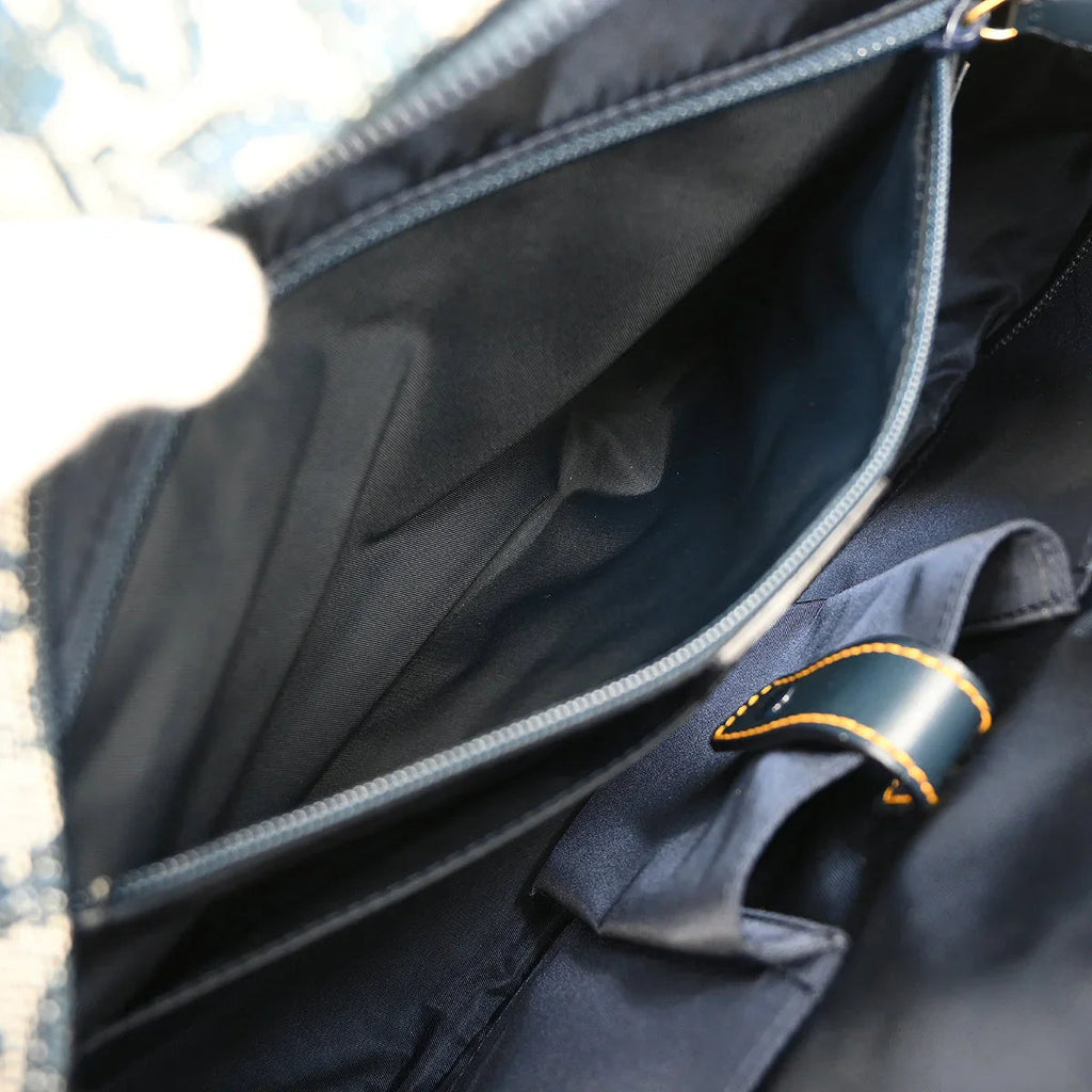 Christian Dior Navy Double Saddle Trotter Handbag