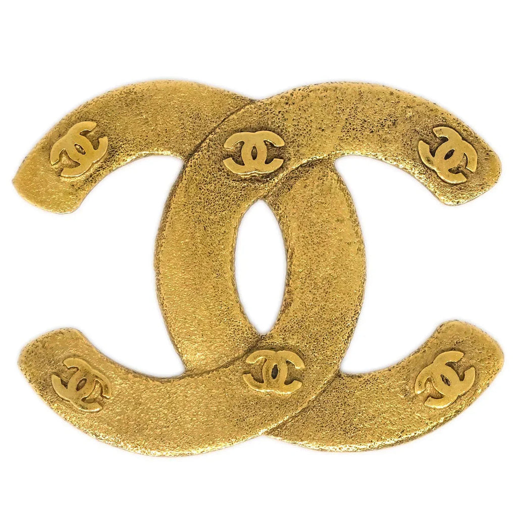 Chanel CC Brooch Pin Gold 29/1264