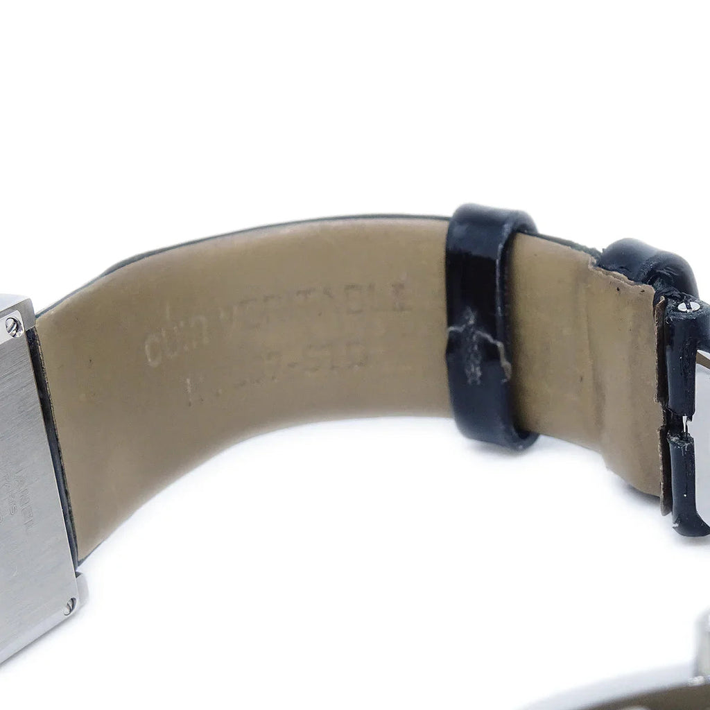 Chanel Mademoiselle Quartz Watch SS Black