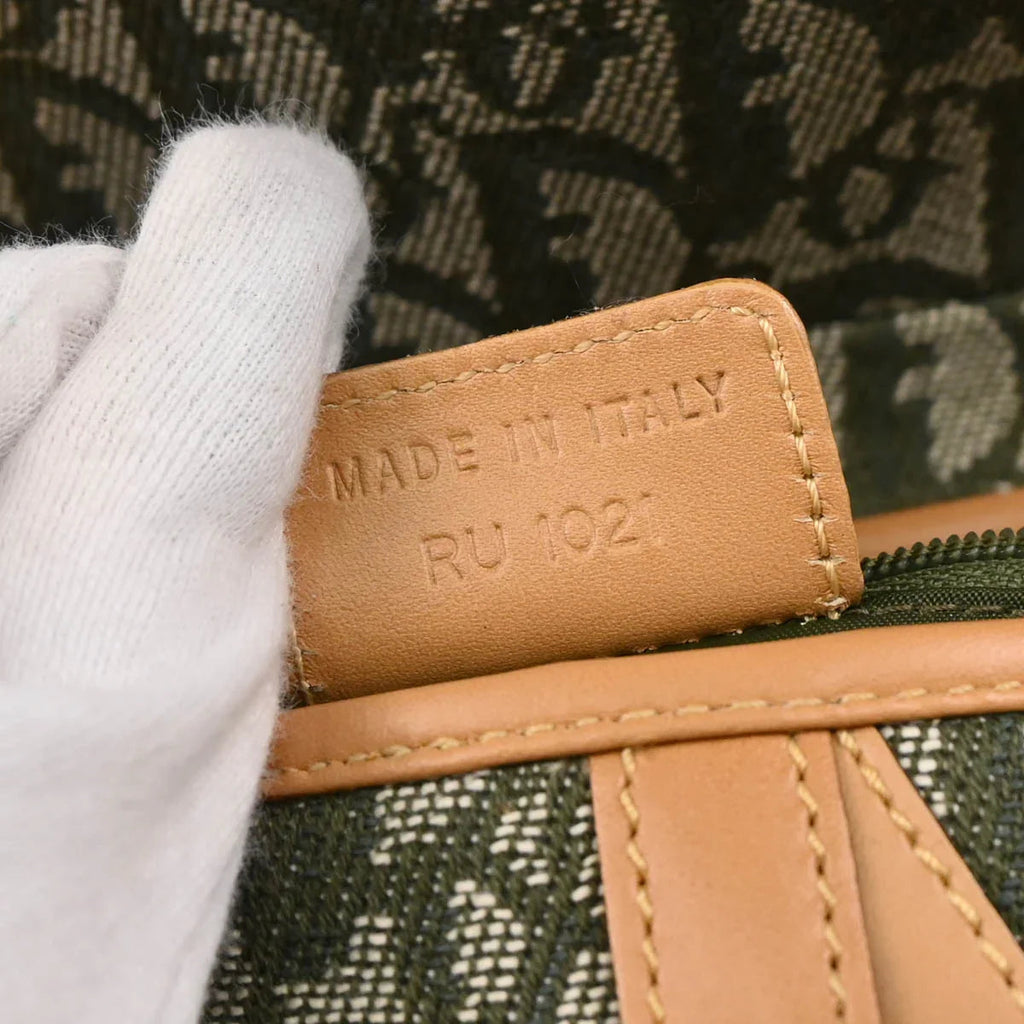 Christian Dior 2001 Green Trotter Saddle Handbag