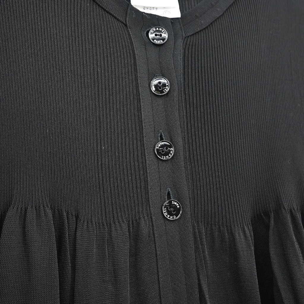Chanel Long Cardigan Black #40