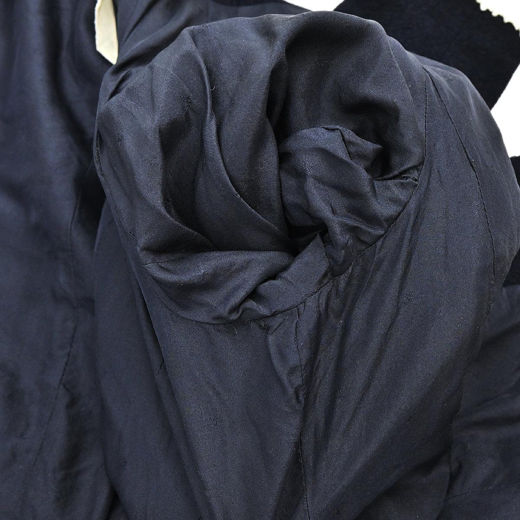 Chanel Collarless Jacket Navy #44