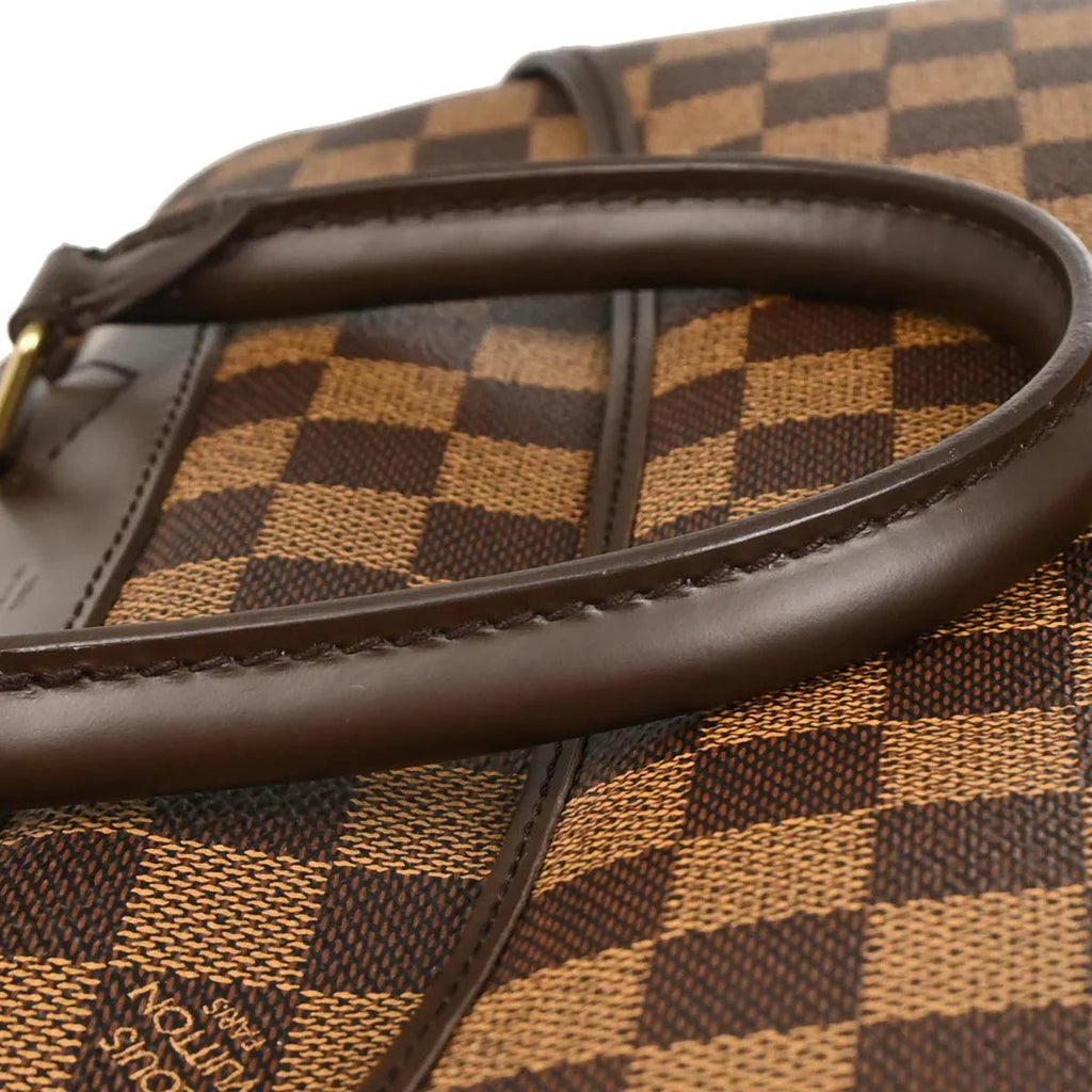 Louis Vuitton 2004 Damier Deauville Bowling Vanity Handbag N47272