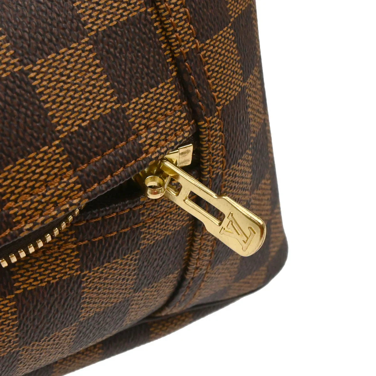 Louis Vuitton 2004 Damier Deauville Bowling Vanity Handbag N47272