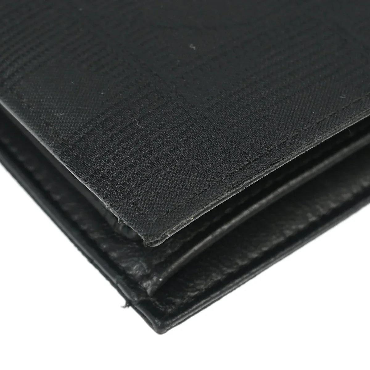 Chanel 2000-2001 Black Nylon New Travel Line Bifold Wallet