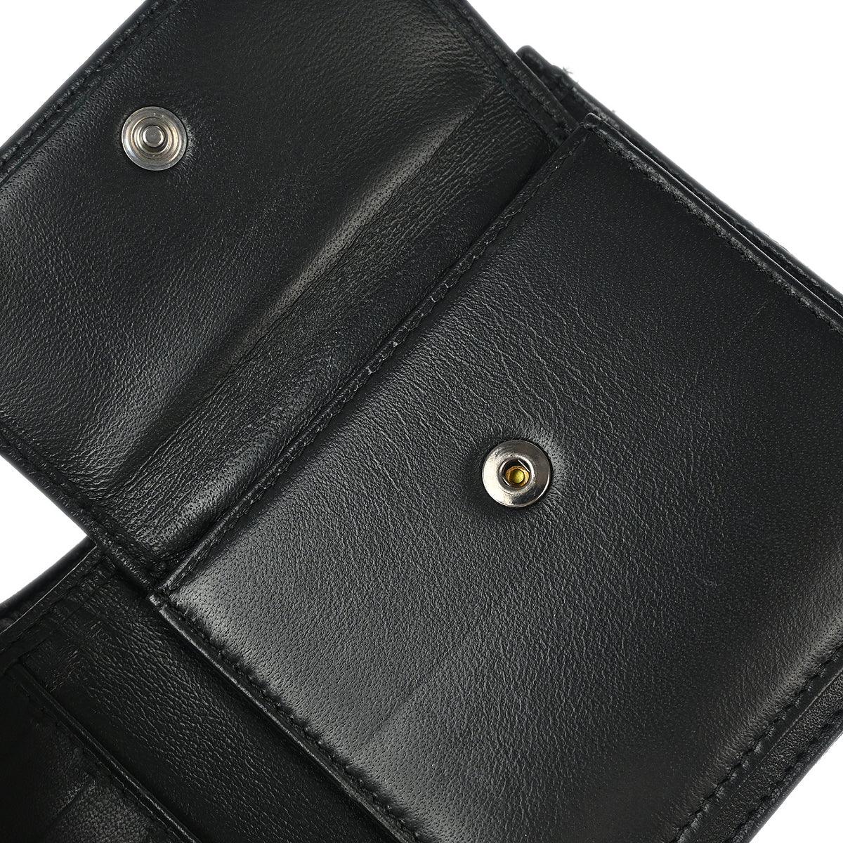 Chanel 2000-2001 Black Nylon New Travel Line Bifold Wallet