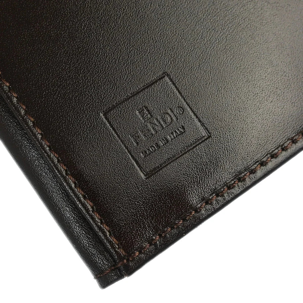 Fendi 2008 Brown Zucca Wallet Purse