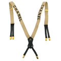 Chanel Suspenders Beige Small Good