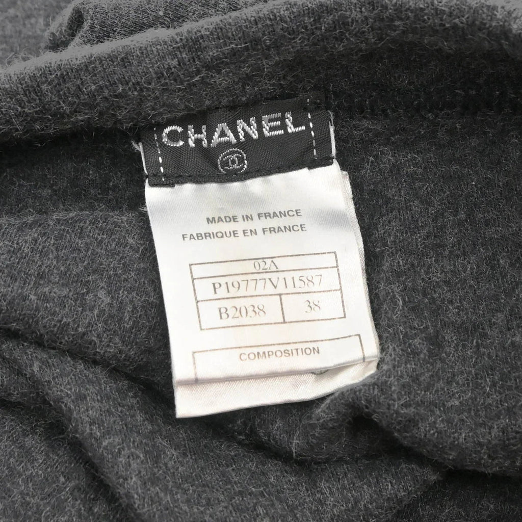 Chanel 2002 Jogger Pants Gray #38