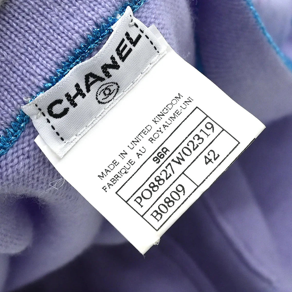 Chanel 1996 Cardigan Purple #42
