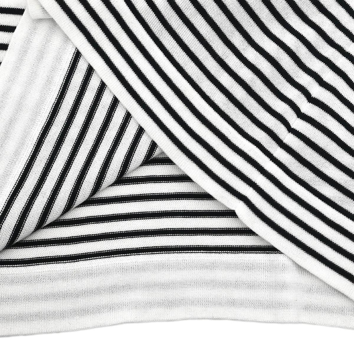 Chanel Striped Sleeveless Top White #40