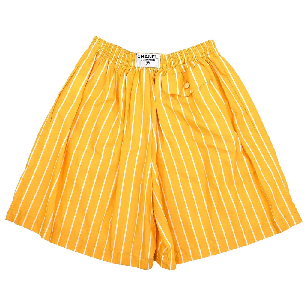 Chanel Short Pants Yellow #40
