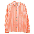 Chanel Blouse Shirt Orange #40