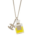 Chanel Chain Necklace Pendant Gold 04A