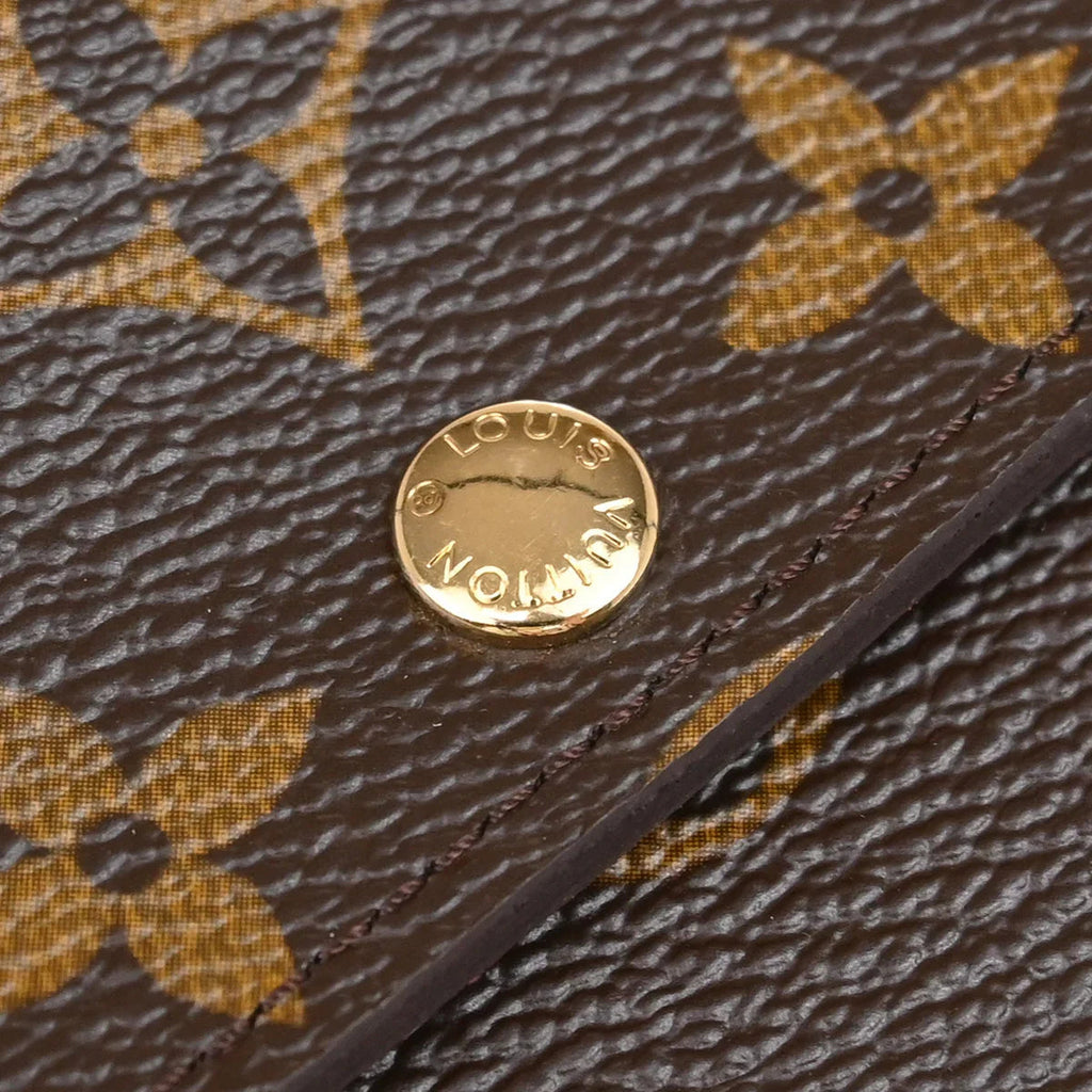 Louis Vuitton 2006 Monogram Groom Portefeuille Sarah Wallet M60034