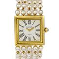 Chanel Mademoiselle Watch Pearl 18KYG #M
