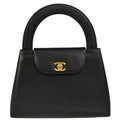 Chanel 1997-1999 Black Caviar Handbag
