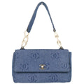 Chanel 2002-2003 Blue Denim Handbag