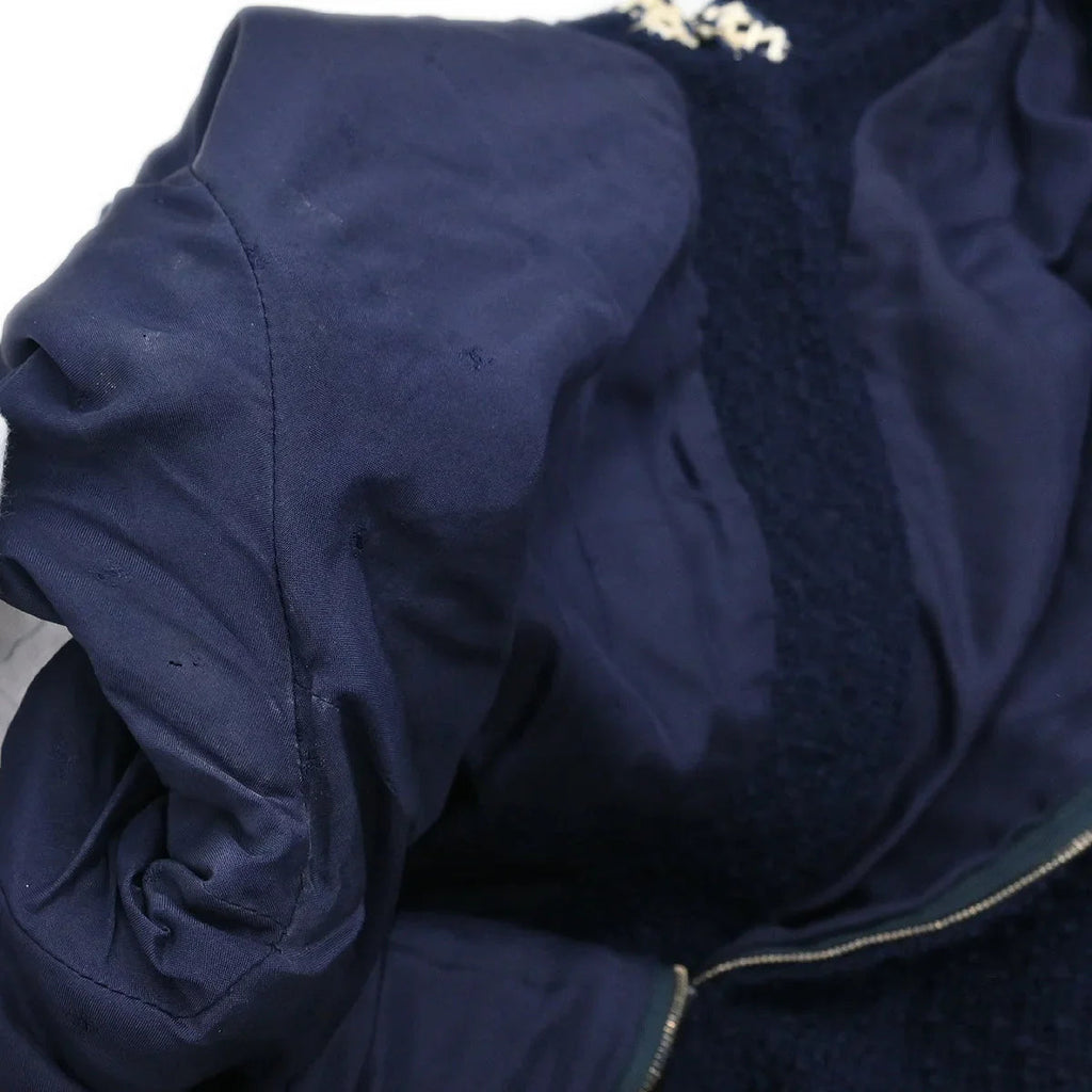 Chanel 1994 Setup Suit Jacket Skirt Navy #42