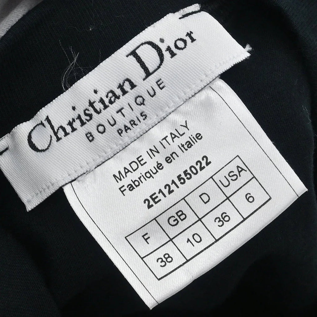 Christian Dior 2002 Short Sleeve T-shirt Black #38