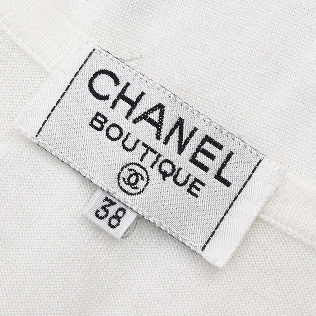Chanel Sleeveless Tank Top White #38