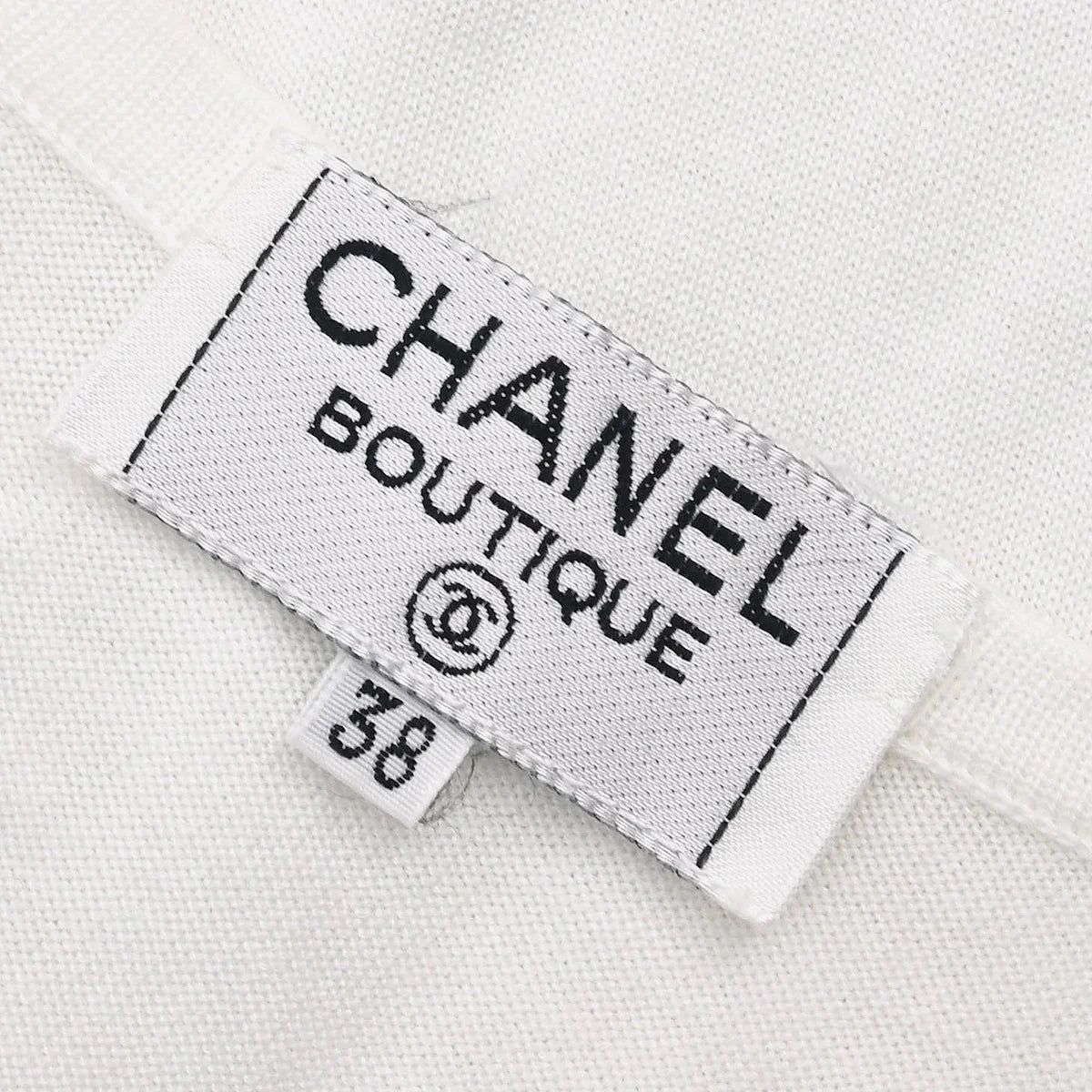 Chanel Sleeveless Tank Top White #38